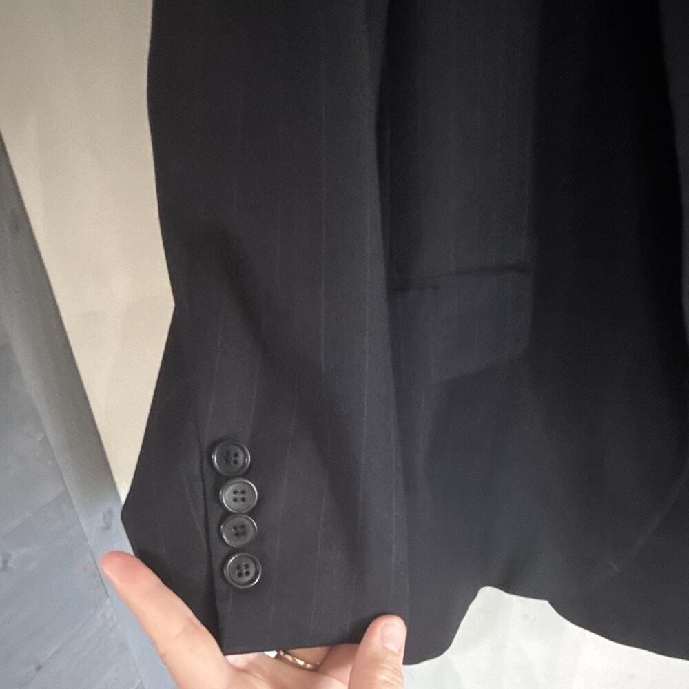 Brooks Brothers Men's Wool Cashmere Black Blazer Jacket 40R Made In Italy